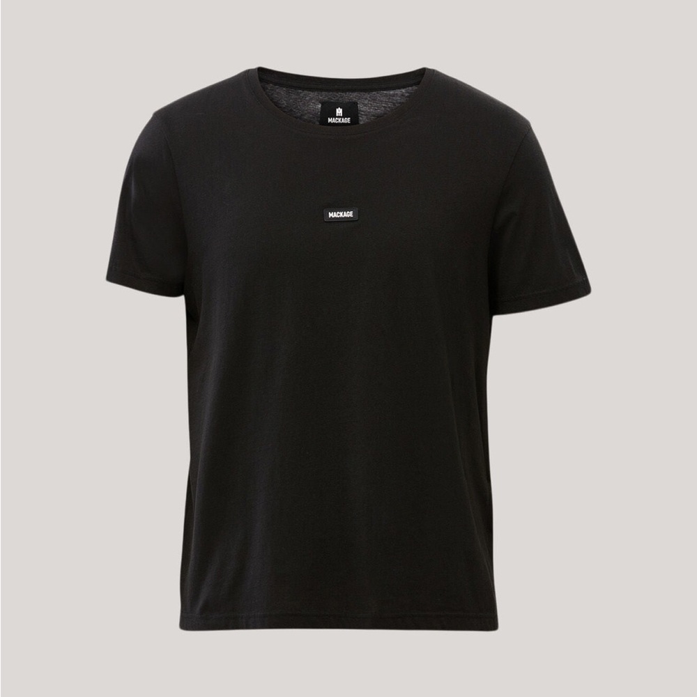 Mackage Men brand New T-Shirt - ACE BLACK L